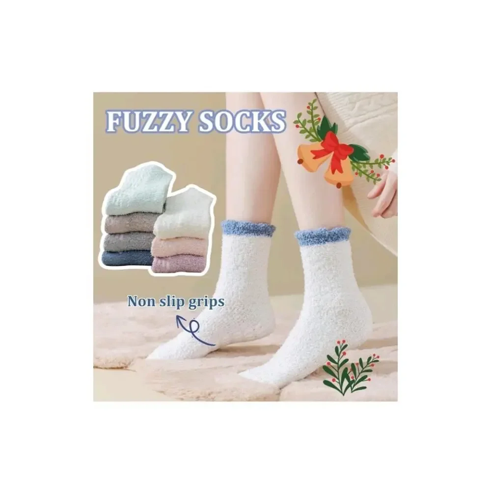 Marchare Fuzzy Socks for Women Cozy Warm socks Fluffy Slipper Socks Soft For...